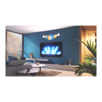 Produktbild för Nanoleaf Shapes Smarter Kit - trådlös belysningsuppsättning - LED x 9 - 1.7 W - 16 miljoner färger - 1200-6500 K - triangel