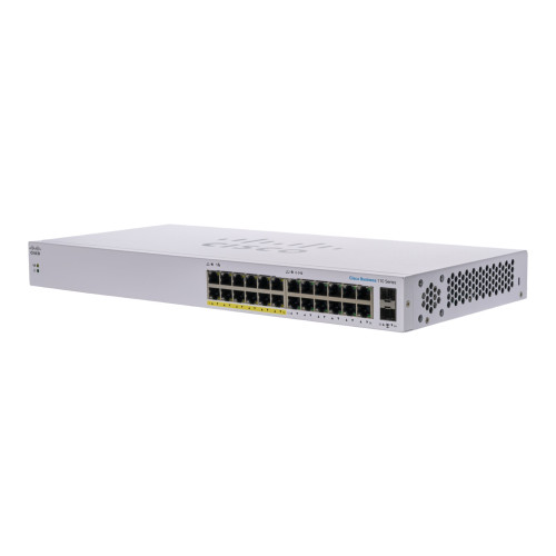 Cisco Systems Cisco Business 110 Series 110-24PP - switch - 24 portar - ohanterad - rackmonterbar