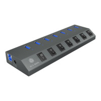 Produktbild för ICY BOX IB-HUB1701-C3 - hubb - 7 portar