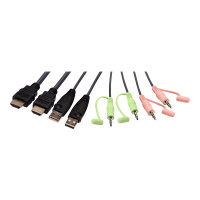 Produktbild för ATEN CS22H - omkopplare för tangentbord/video/mus/ljud/USB - 2 portar