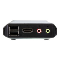 Produktbild för ATEN CS22H - omkopplare för tangentbord/video/mus/ljud/USB - 2 portar