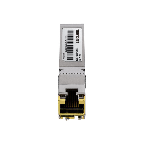 TRENDnet TRENDnet TEG 10GBRJ - SFP+ sändar/mottagarmodul - 1GbE, 10GbE, 5GbE, 2.5GbE - TAA-kompatibel