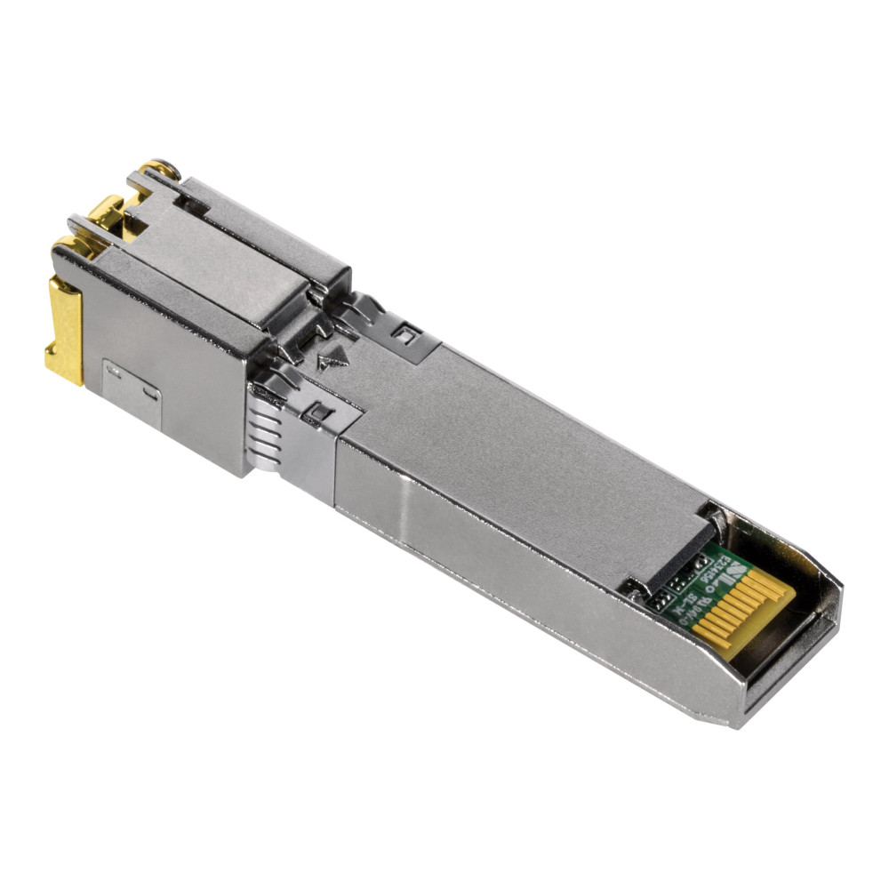 Produktbild för TRENDnet TEG 10GBRJ - SFP+ sändar/mottagarmodul - 1GbE, 10GbE, 5GbE, 2.5GbE - TAA-kompatibel