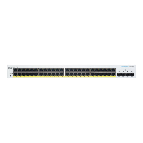 Cisco Systems Cisco Business 220 Series CBS220-48P-4G - switch - 52 portar - smart - rackmonterbar