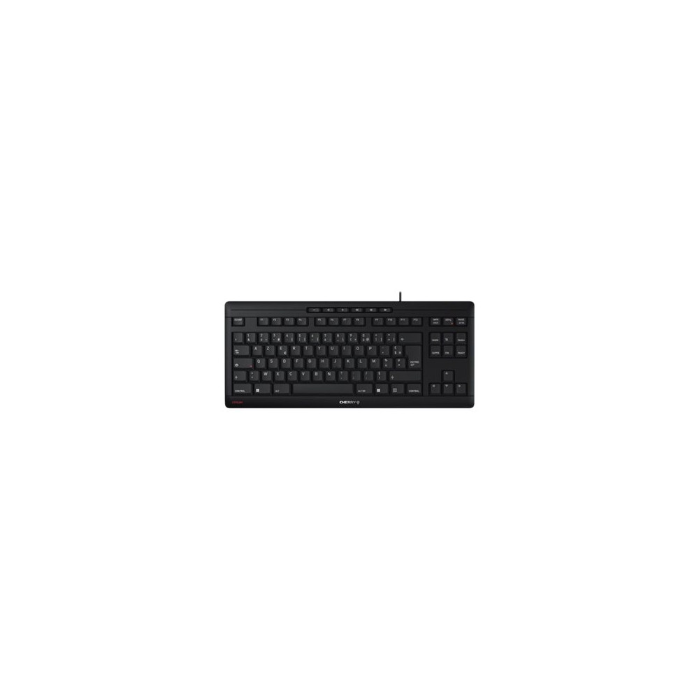 Produktbild för CHERRY STREAM KEYBOARD TKL - tangentbord - schweizisk - svart Inmatningsenhet