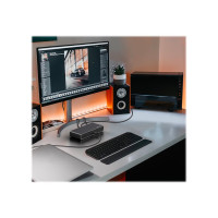 Produktbild för ICY BOX IB-DK8801-TB4 - dockningsstation - USB-C / Thunderbolt 4 - HDMI, DP - 1GbE