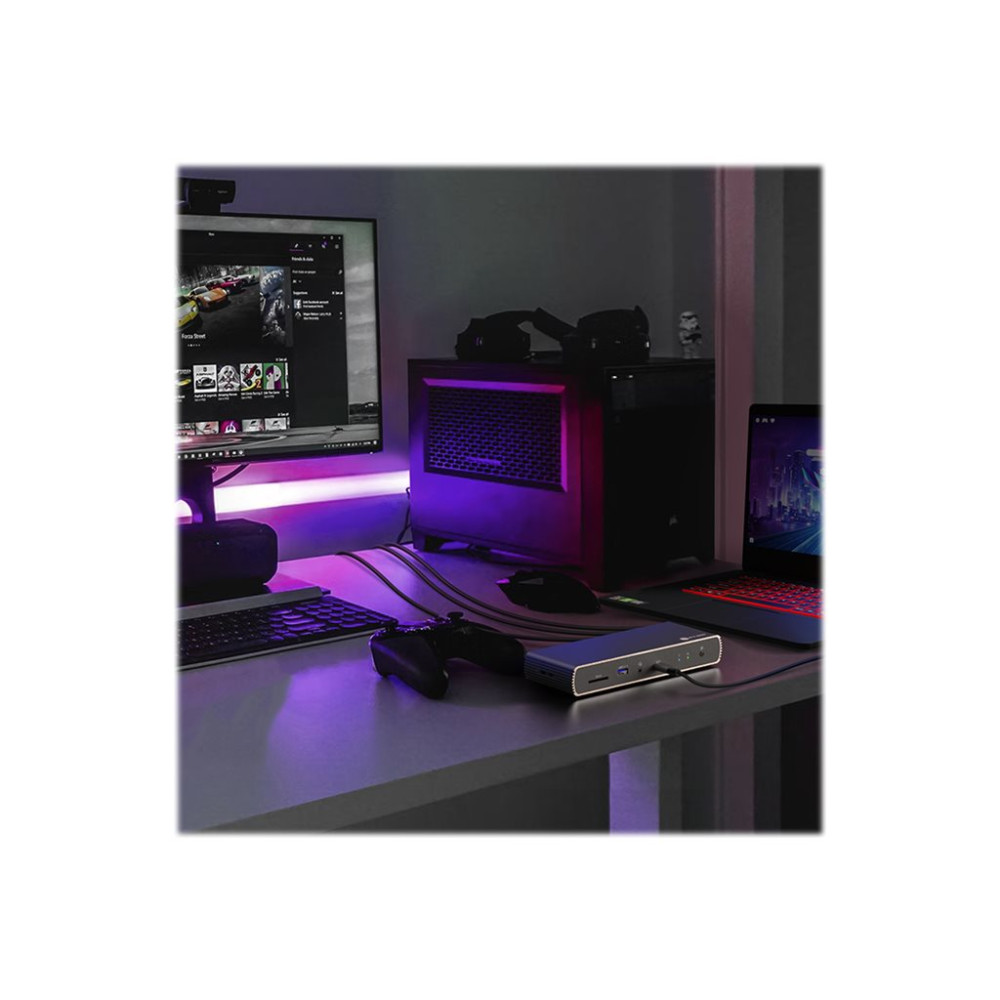 Produktbild för ICY BOX IB-DK8801-TB4 - dockningsstation - USB-C / Thunderbolt 4 - HDMI, DP - 1GbE