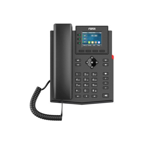 Fanvil Technology Fanvil X303G - VoIP-telefon med nummerpresentation/samtal väntar - 6-vägs samtalsförmåg