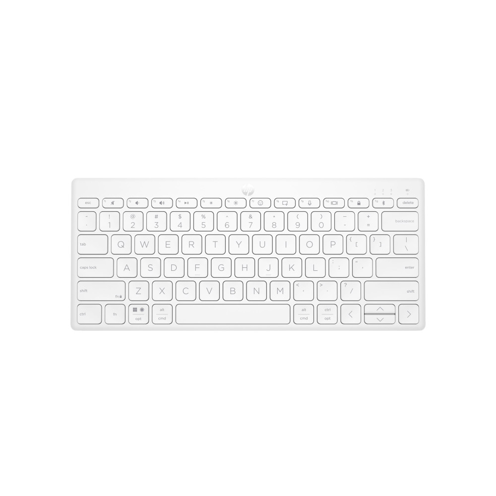 Produktbild för HP 350 Compact Multi-Device - tangentbord - tysk - vit Inmatningsenhet