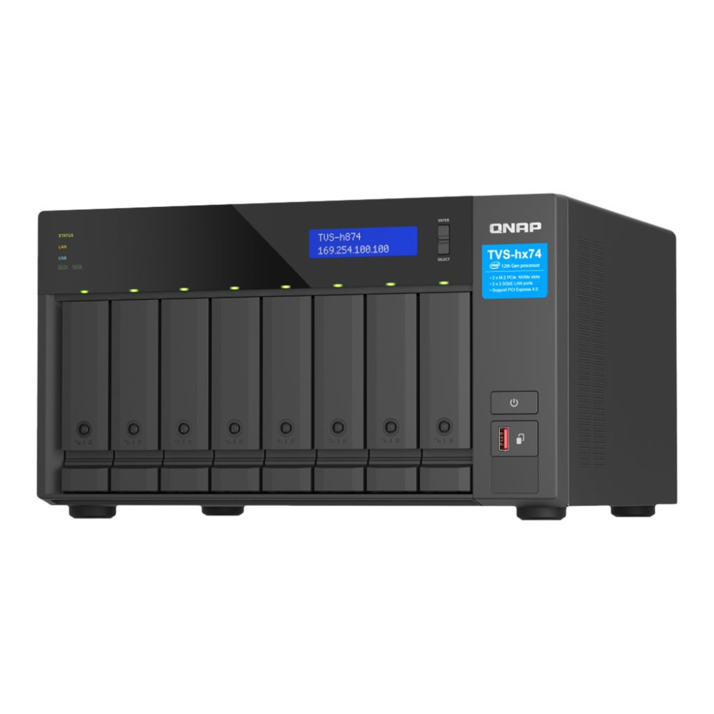 Produktbild för QNAP TVS-H874 - NAS-server