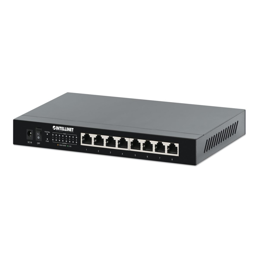Produktbild för Intellinet - switch - 2,5G Ethernet, 8-port - 8 portar - ohanterad