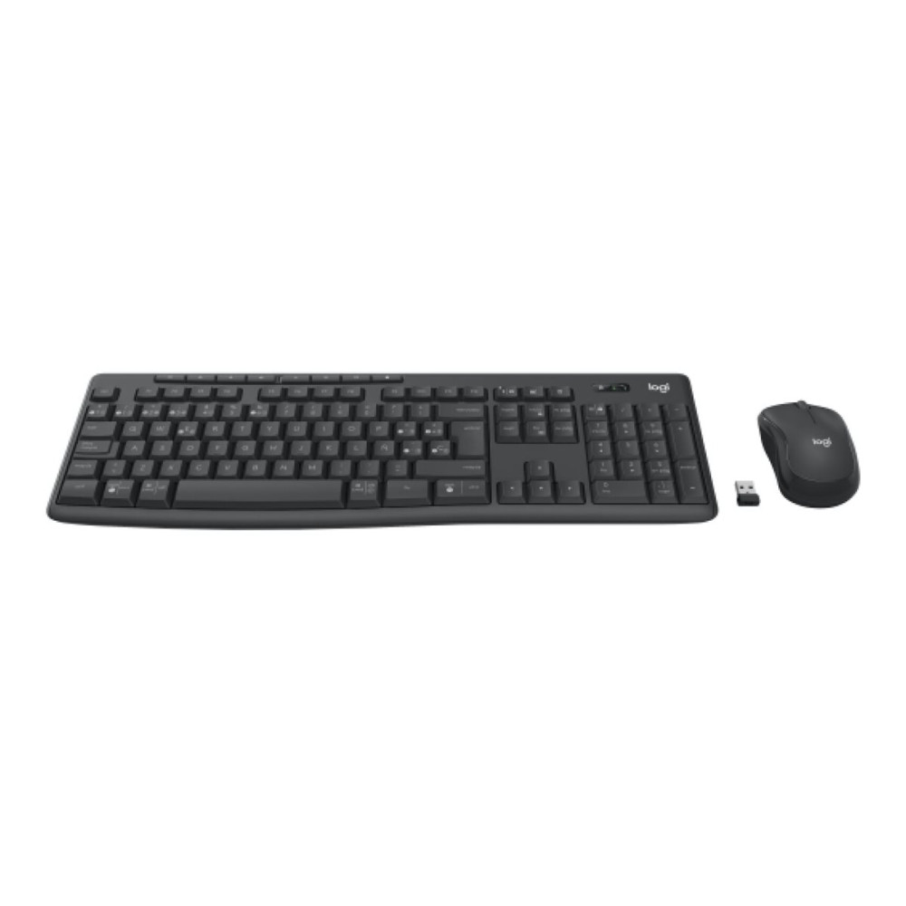 Produktbild för Logitech MK370 Combo for Business - sats med tangentbord och mus - QWERTZ - schweizisk - grafit Inmatningsenhet