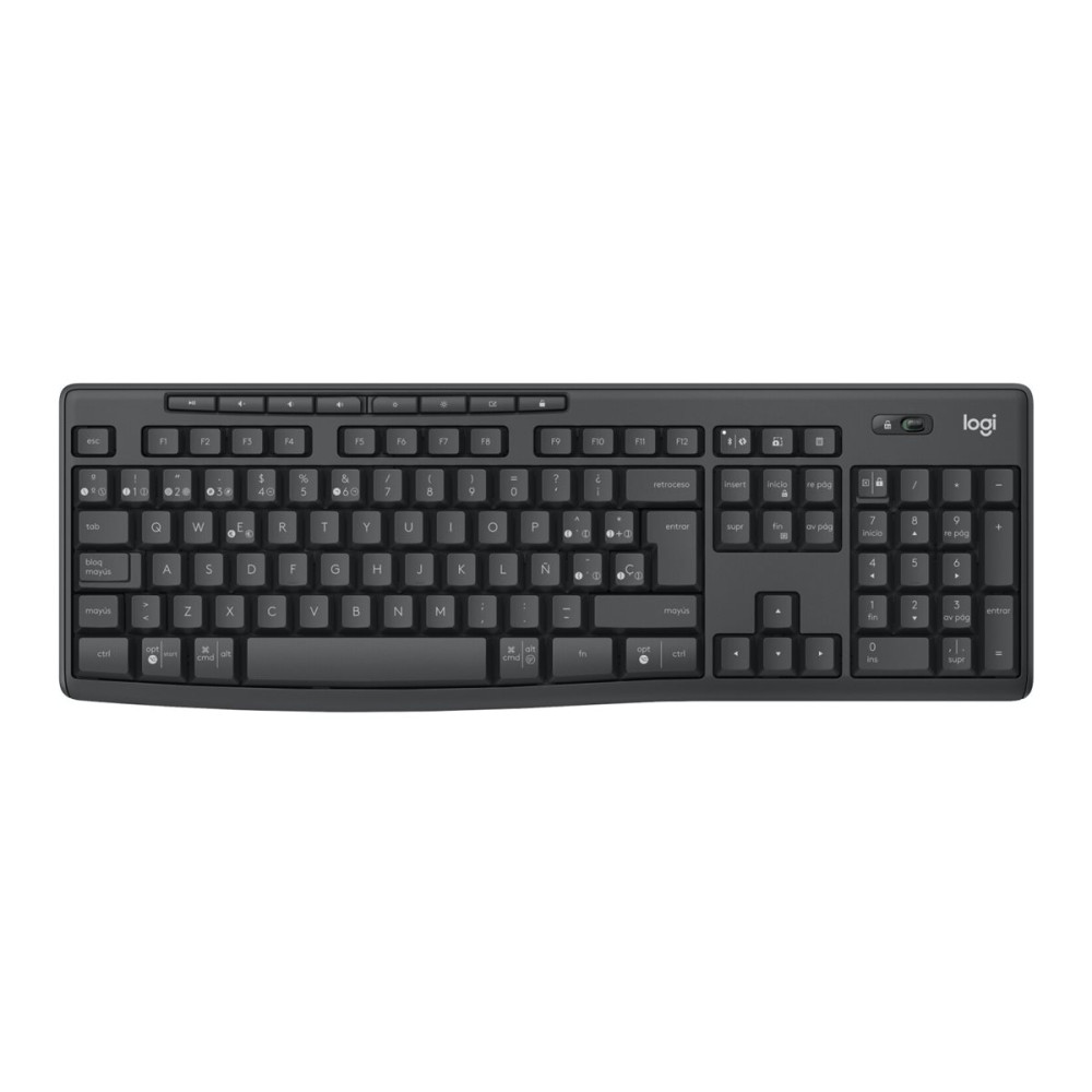Produktbild för Logitech MK370 Combo for Business - sats med tangentbord och mus - QWERTZ - schweizisk - grafit Inmatningsenhet