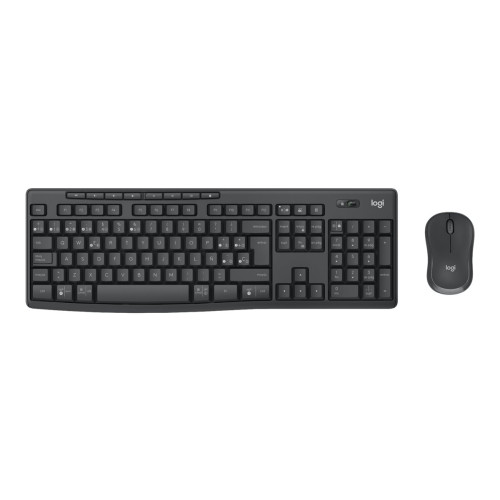 Logitech Logitech MK370 Combo for Business - sats med tangentbord och mus - AZERTY - fransk - grafit Inmatningsenhet