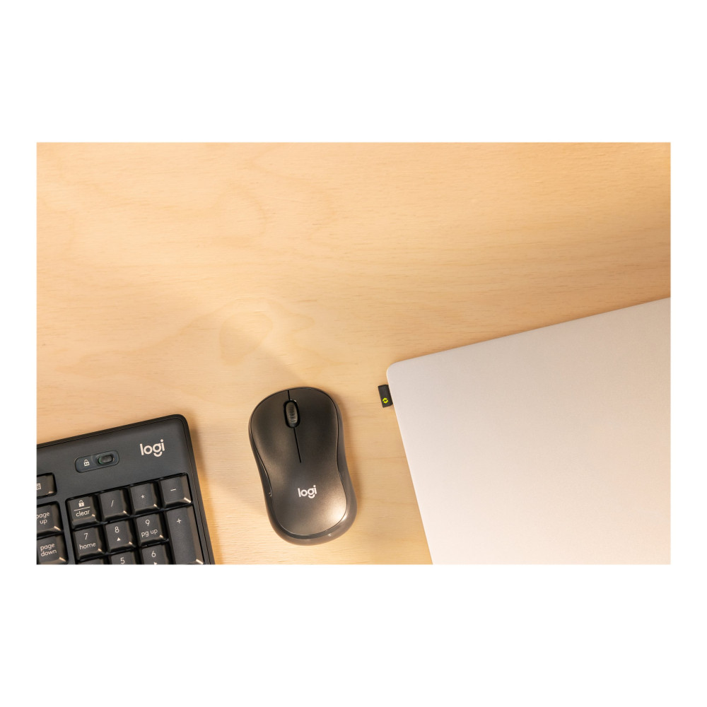 Produktbild för Logitech MK370 Combo for Business - sats med tangentbord och mus - AZERTY - fransk - grafit Inmatningsenhet