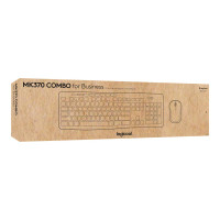 Produktbild för Logitech MK370 Combo for Business - sats med tangentbord och mus - AZERTY - fransk - grafit Inmatningsenhet