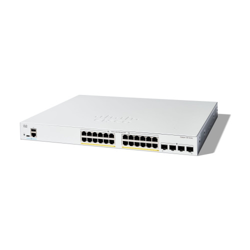 Cisco Systems Cisco Catalyst 1200-24FP-4G - switch - 24 portar - smart - rackmonterbar