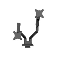 Produktbild för Neomounts DS70S-950BL2 monteringssats - fullständig rörelse - för 2 monitorer - svart