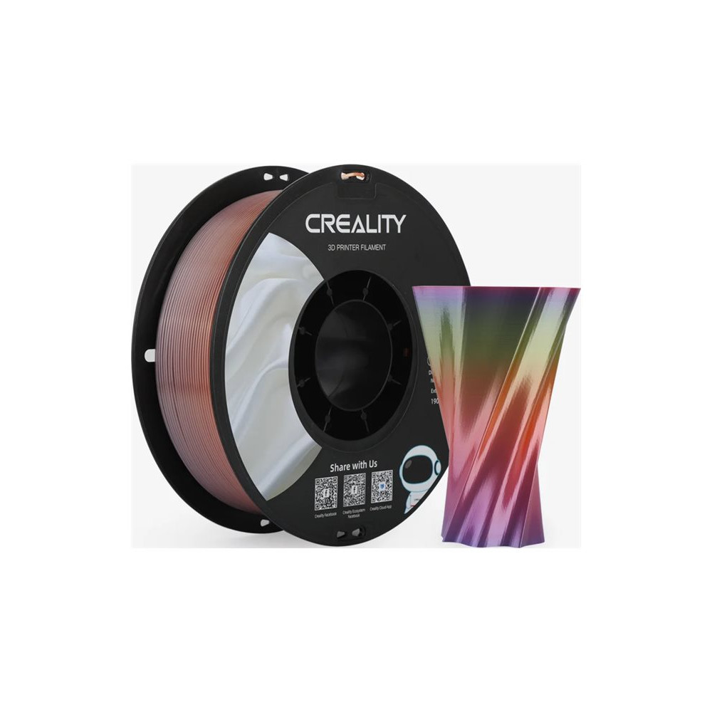 Produktbild för Creality3D - 1-rulle - regnbåge - CR-Silk PLA filament