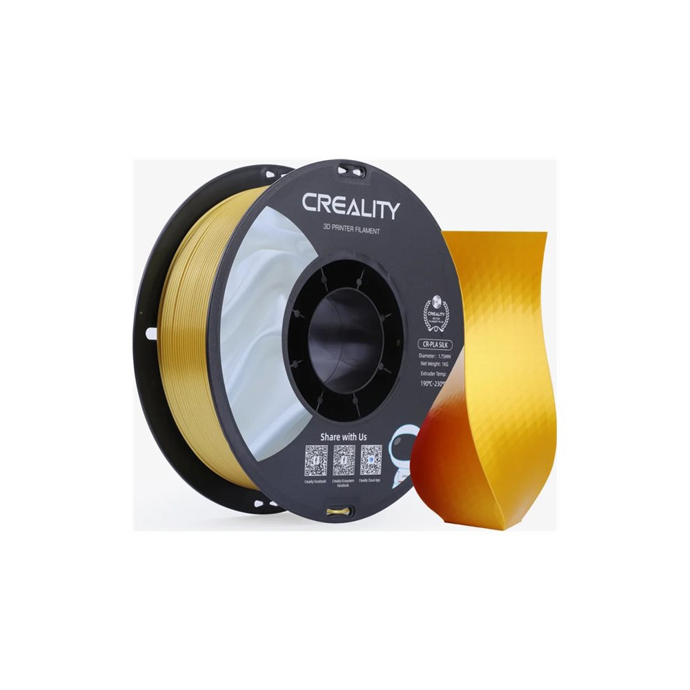 Produktbild för Creality3D - guld - CR-Silk PLA filament