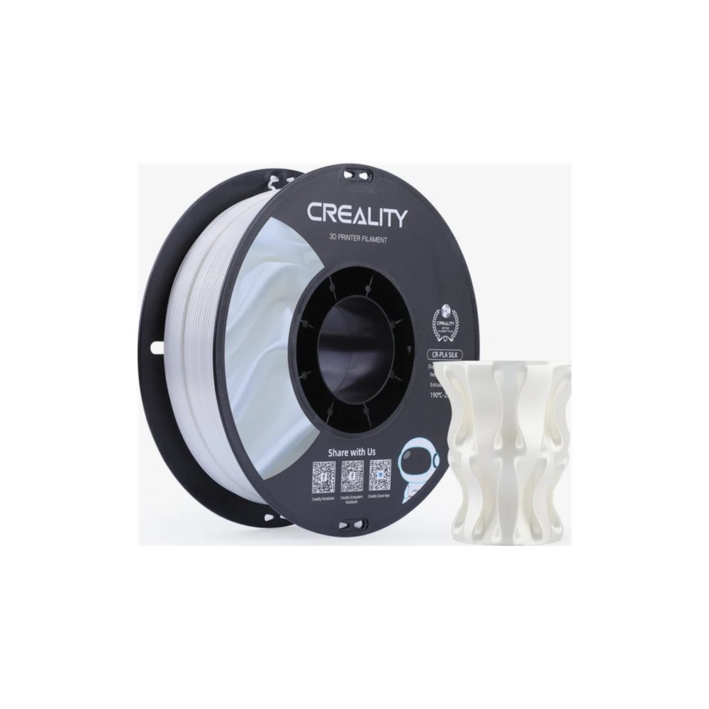 Produktbild för Creality3D - vit - CR-Silk PLA filament