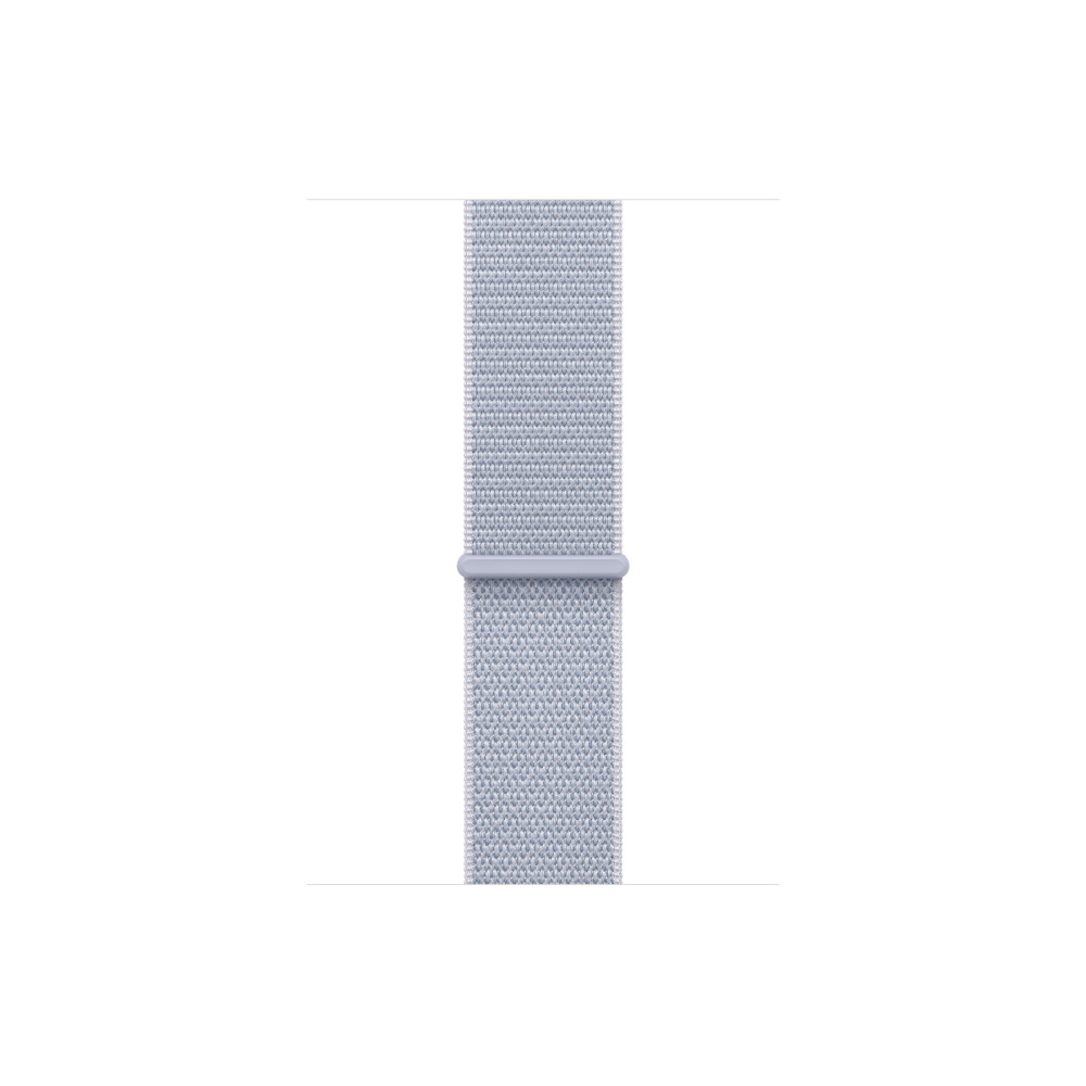 Produktbild för Apple Watch SE (GPS + Cellular) 2a generation - silveraluminium - smart klocka med sportögla - blå moln - 32 GB