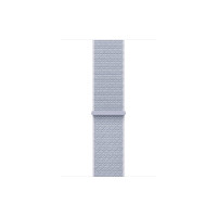 Produktbild för Apple Watch SE (GPS + Cellular) 2a generation - silveraluminium - smart klocka med sportögla - blå moln - 32 GB