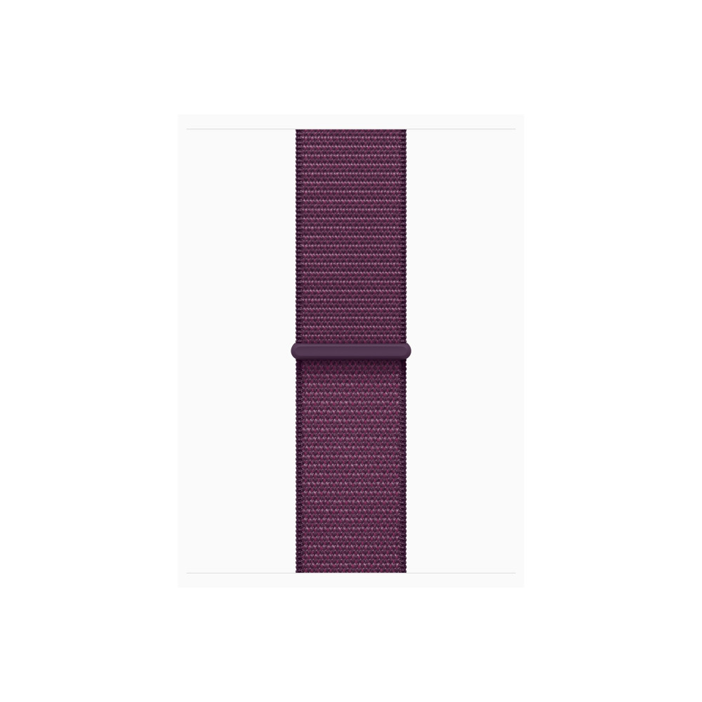 Produktbild för Apple Watch Series 10 (GPS + Cellular) - guldrosa aluminium - smart klocka med sportögla - plommonfärgat - 64 GB