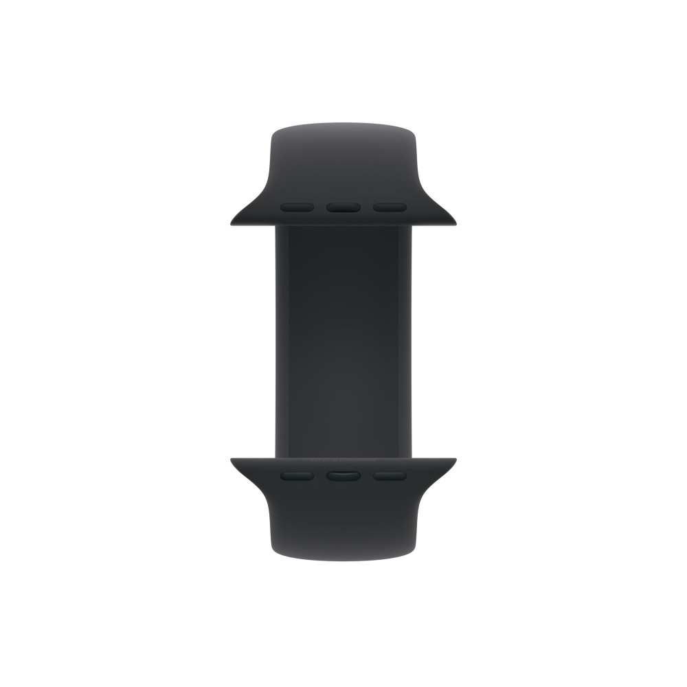 Produktbild för Apple Watch Series 10 (GPS + Cellular) - skiffer titan - smart klocka med sportband - svart - 64 GB