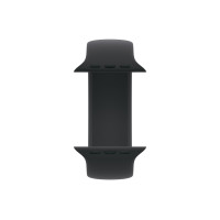 Produktbild för Apple Watch Series 10 (GPS + Cellular) - skiffer titan - smart klocka med sportband - svart - 64 GB