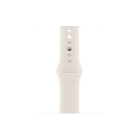 Produktbild för Apple Watch Series 10 (GPS + Cellular) - guld titan - smart klocka med sportband - starlight - 64 GB
