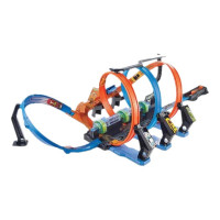 Produktbild för Hot Wheels - Corkscrew Crash Track Set