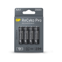 Produktbild för GP Batteries B22204, Laddningsbart batteri, AA, Nickel-metal...