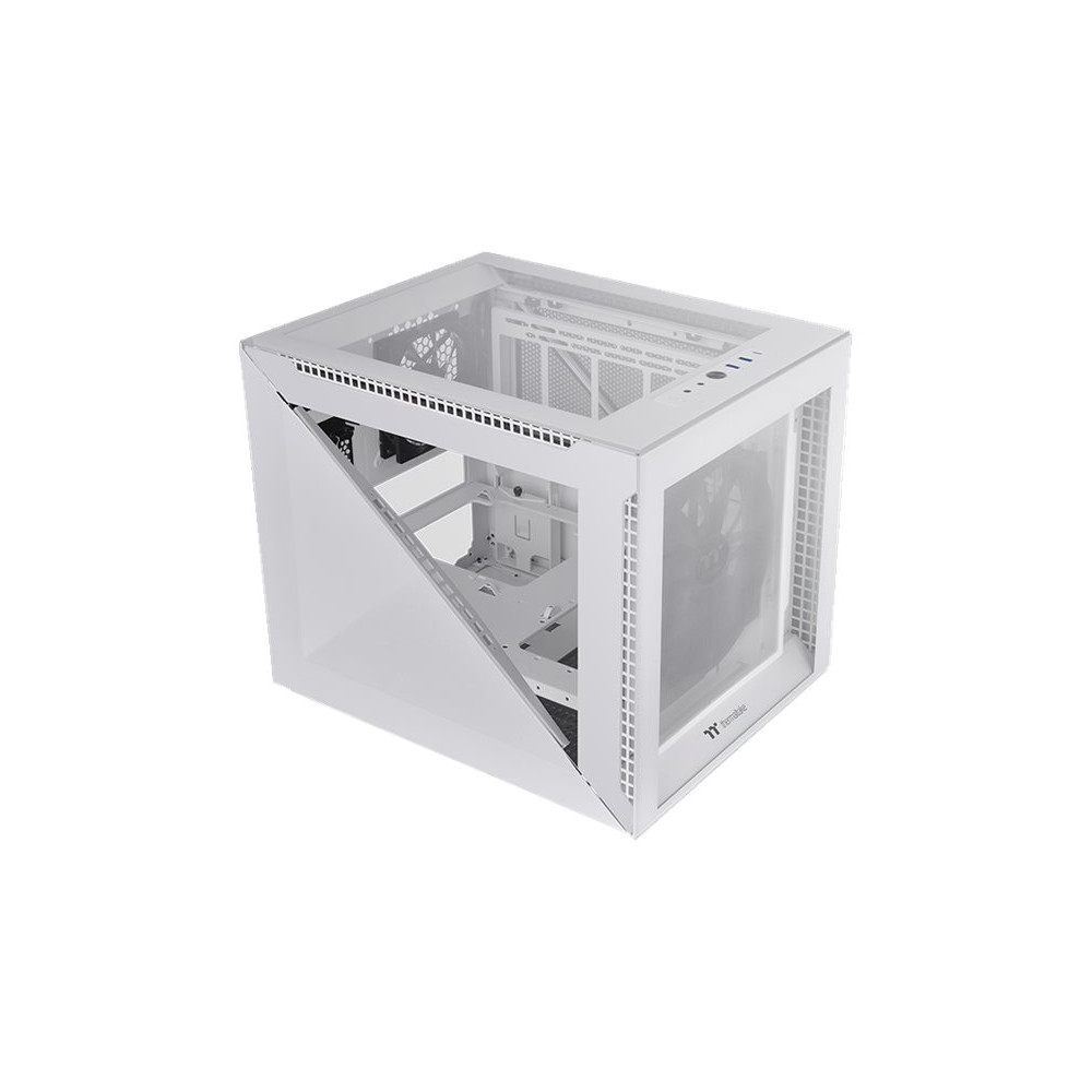 Produktbild för Thermaltake Divider 200 TG Snow - micro case - micro ATX