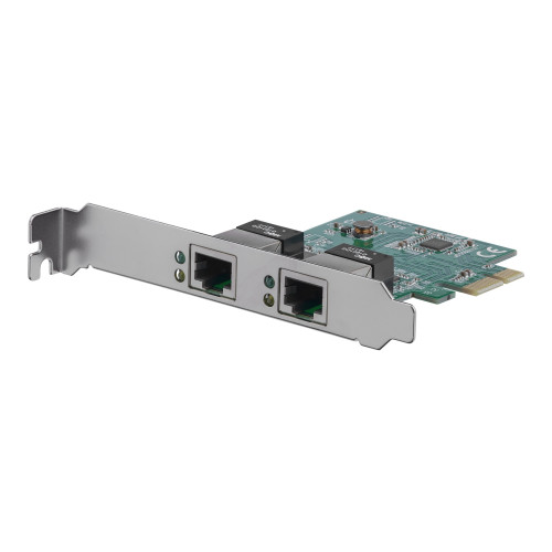 StarTech.com StarTech.com Gigabit PCI Express kortadapter med två portar för servernätverk - PCIe-nätverkskort - nätverksadapter - PCI Express x1 - Gigabit Ethernet x 2