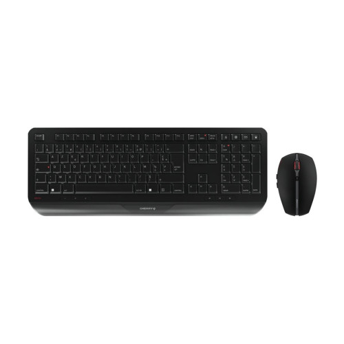 CHERRY CHERRY GENTIX DESKTOP - sats med tangentbord och mus - fransk - svart Inmatningsenhet