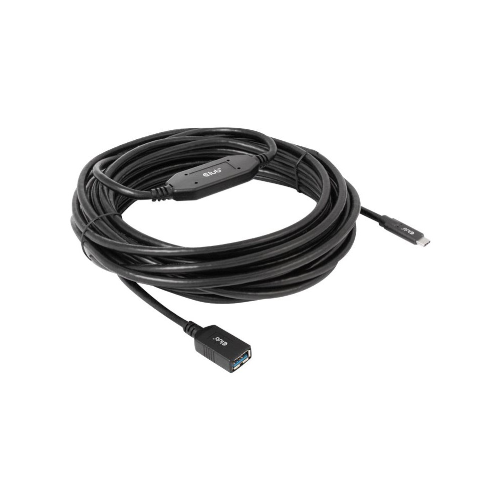 Produktbild för Club 3D - USB typ C-kabel - 24 pin USB-C till USB typ A - 10 m