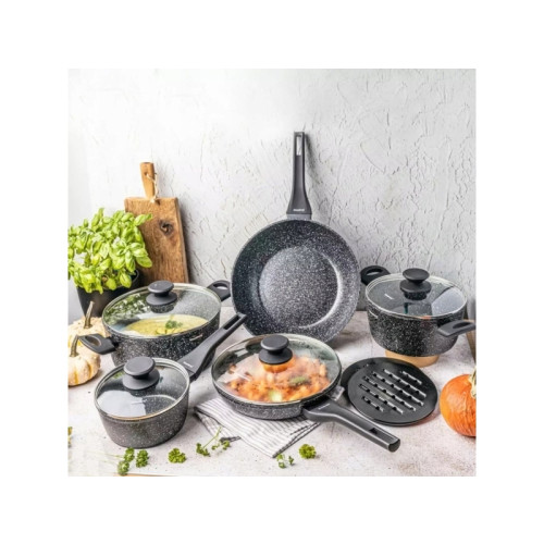 KLAUSBERG Klausberg KB-7657 komplett set gryt-/stekredskap med marmore...