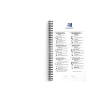 Produktbild för Oxford 400163485, Monokromatiskt, Blå, 115 ark, Mjukt omslag...