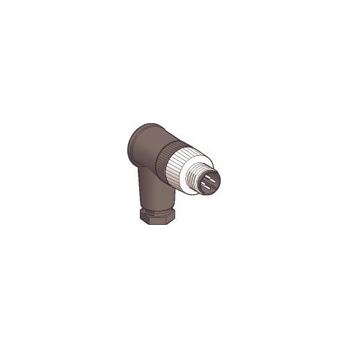 telemecanique sensors Schneider Electric hane-kontakt M12 vinklad 4-pol PG7 metall...