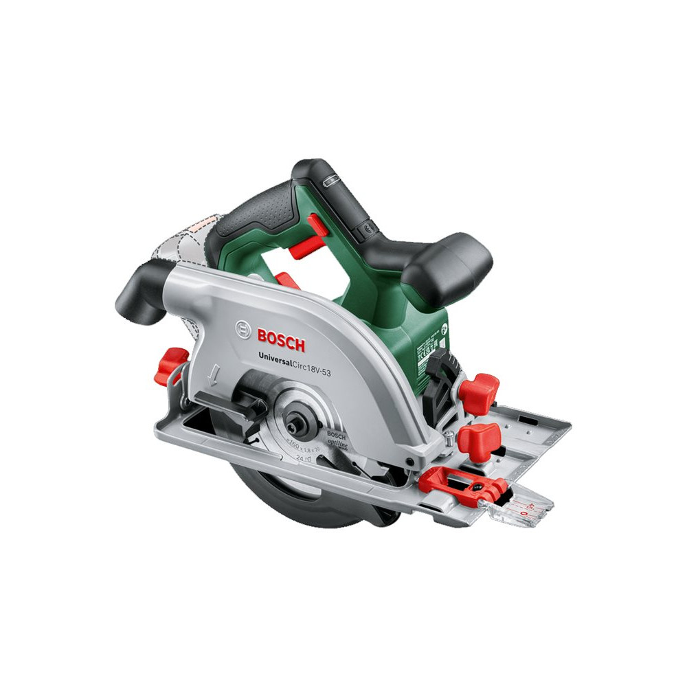 Produktbild för Bosch UniversalCirc 18V-53 - cirkelsåg - sladdlös - 160 mm - inget batteri, ingen laddare