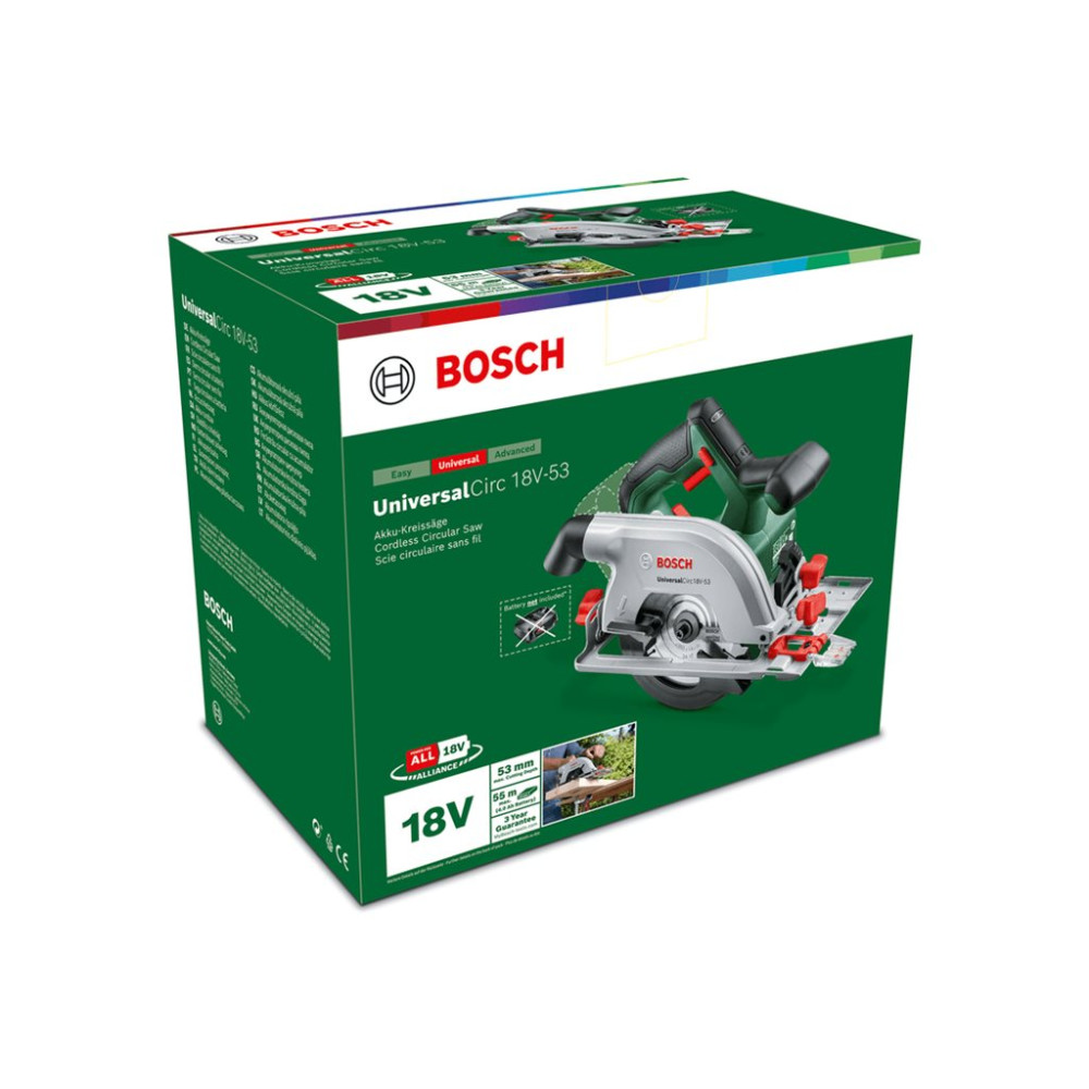 Produktbild för Bosch UniversalCirc 18V-53 - cirkelsåg - sladdlös - 160 mm - inget batteri, ingen laddare