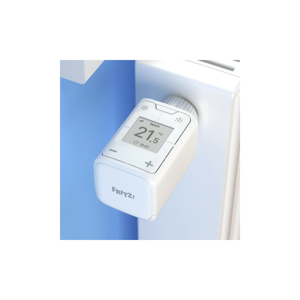Produktbild för FRITZ! Smart Thermo 302, Vit, Knappar, 0