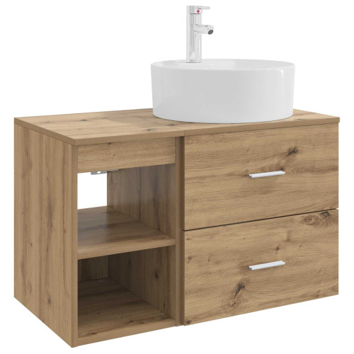 vidaXL Badrumsmöbelset 2 pcs Artisan-ek Konstruerat trä