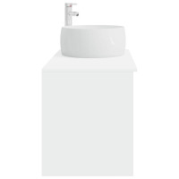 Produktbild för Badrumsmöbelset 2 pcs Vit Konstruerat trä