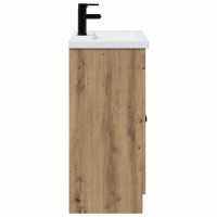 Produktbild för Badrumsmöbelset Artisan-ek 56 x 37,5 x 81 cm Konstruerat trä