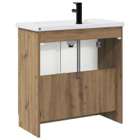 Produktbild för Badrumsmöbelset Artisan-ek 56 x 37,5 x 81 cm Konstruerat trä
