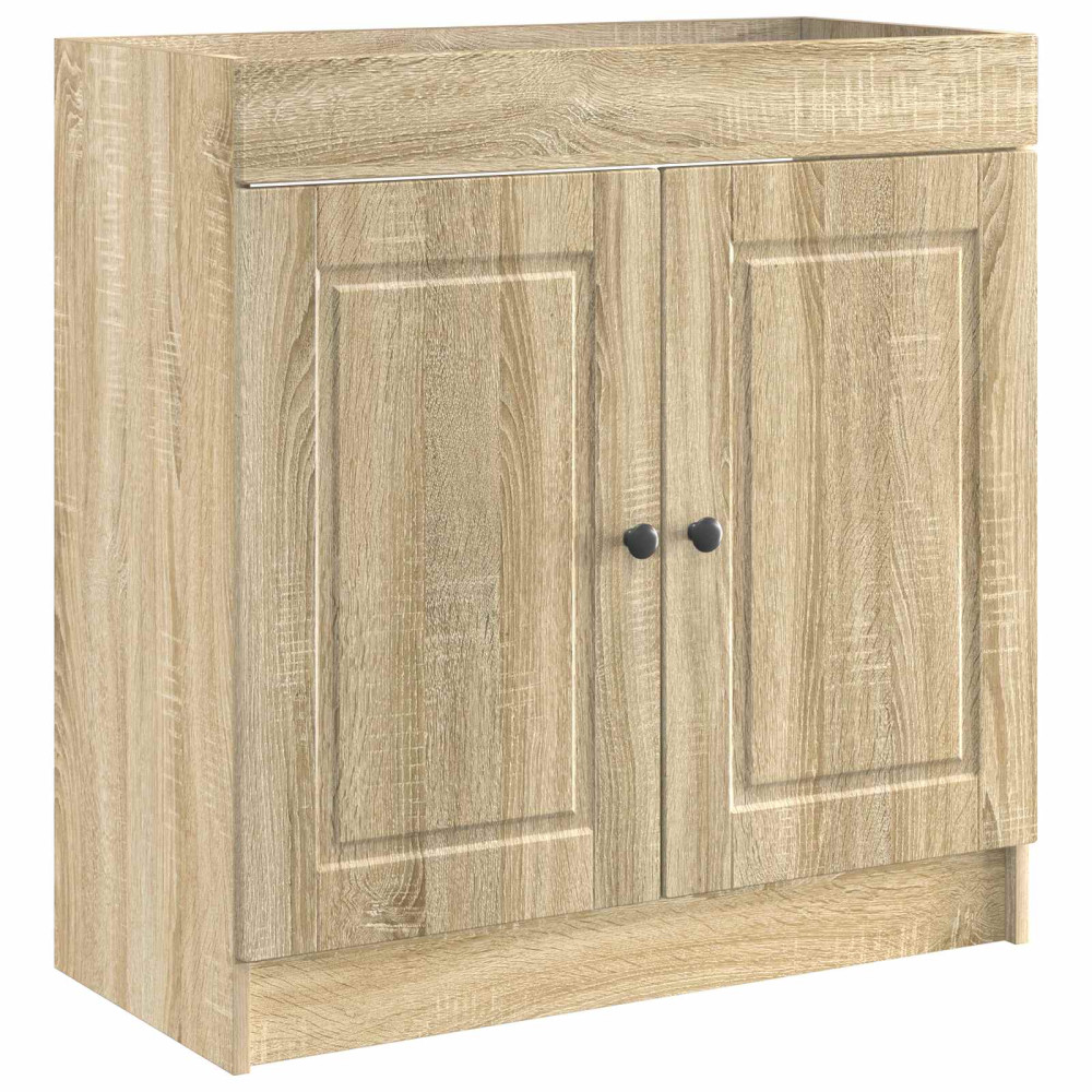 Produktbild för Badrumsmöbelset Sonoma-ek 78,5 x 37,5 x 81 cm Konstruerat trä