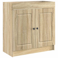 Produktbild för Badrumsmöbelset Sonoma-ek 78,5 x 37,5 x 81 cm Konstruerat trä
