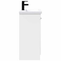 Produktbild för Badrumsmöbelset Vit 56 x 37,5 x 81 cm Konstruerat trä